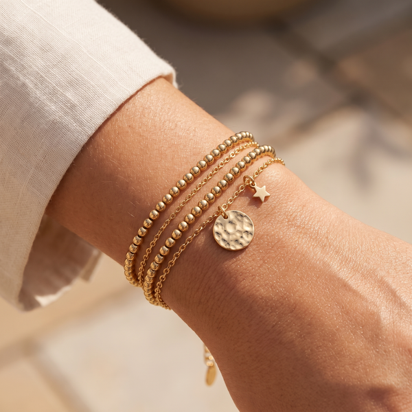 Gold Layered Bracelet Set