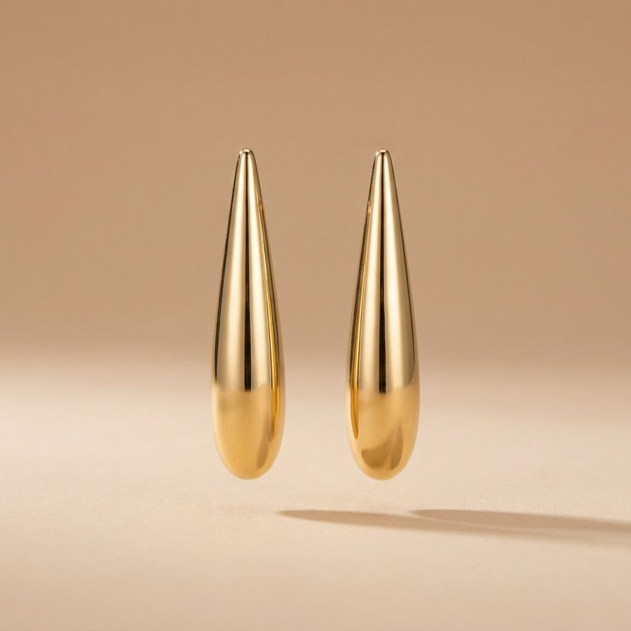 Gold Drop Earrings