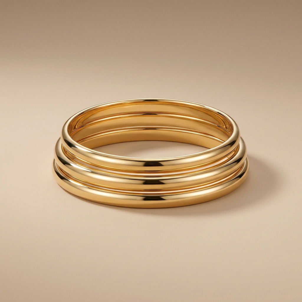 Gold Bangle Set