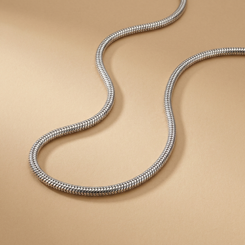 Silver Snake Chain Necklace