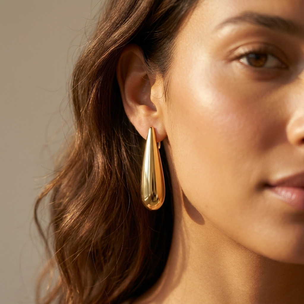 Gold Drop Earrings