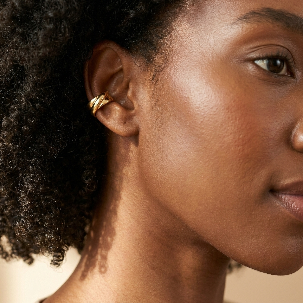 Gold Ear Cuff (No Piercing)