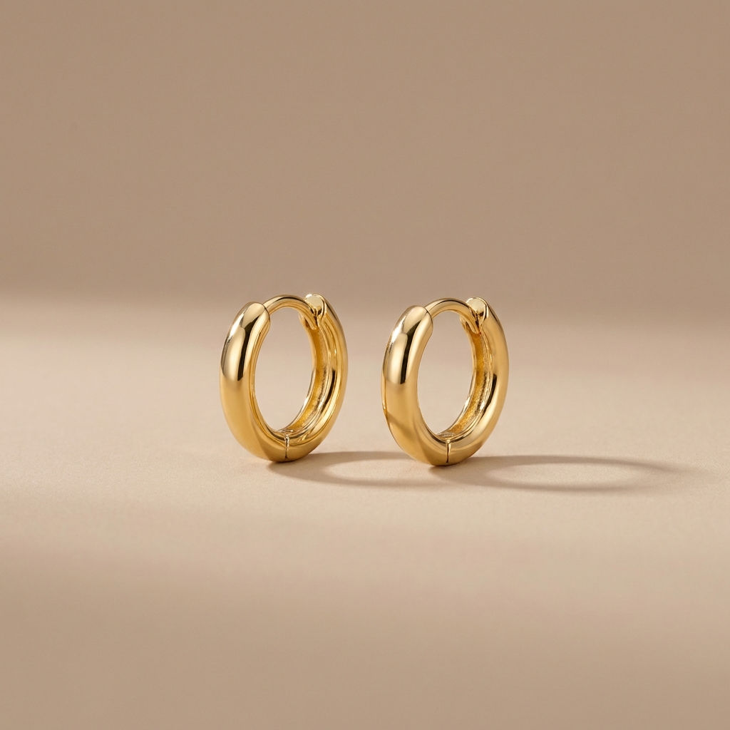 Small Gold Hoop Earrings