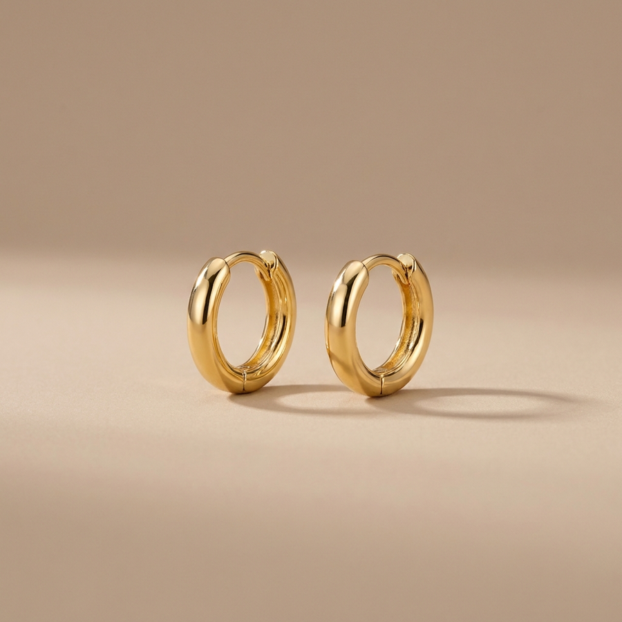 Small Gold Hoop Earrings
