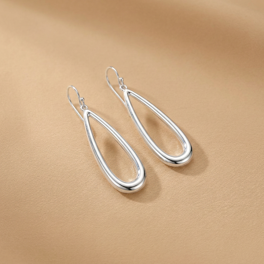 Silver Drop Earrings
