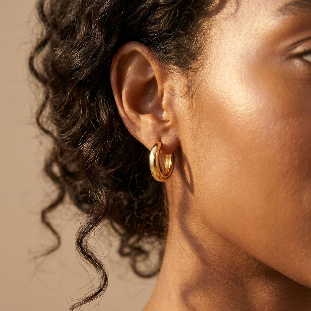 Small Gold Hoop Earrings