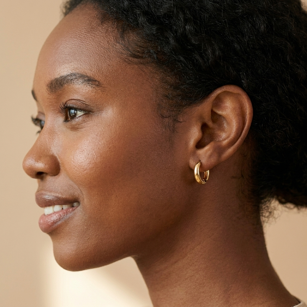 Small Gold Hoop Earrings