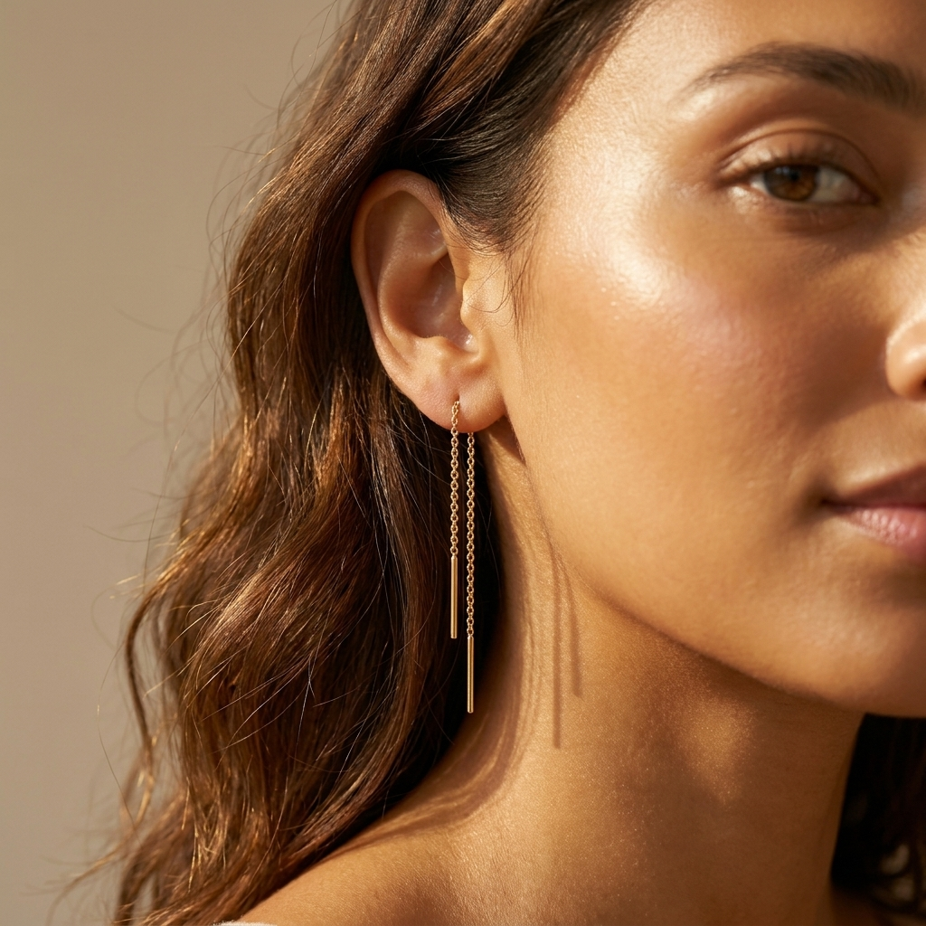 Gold Threader Earrings