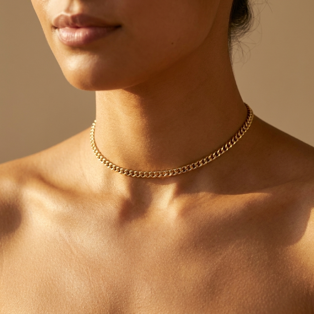 Gold Chain Choker