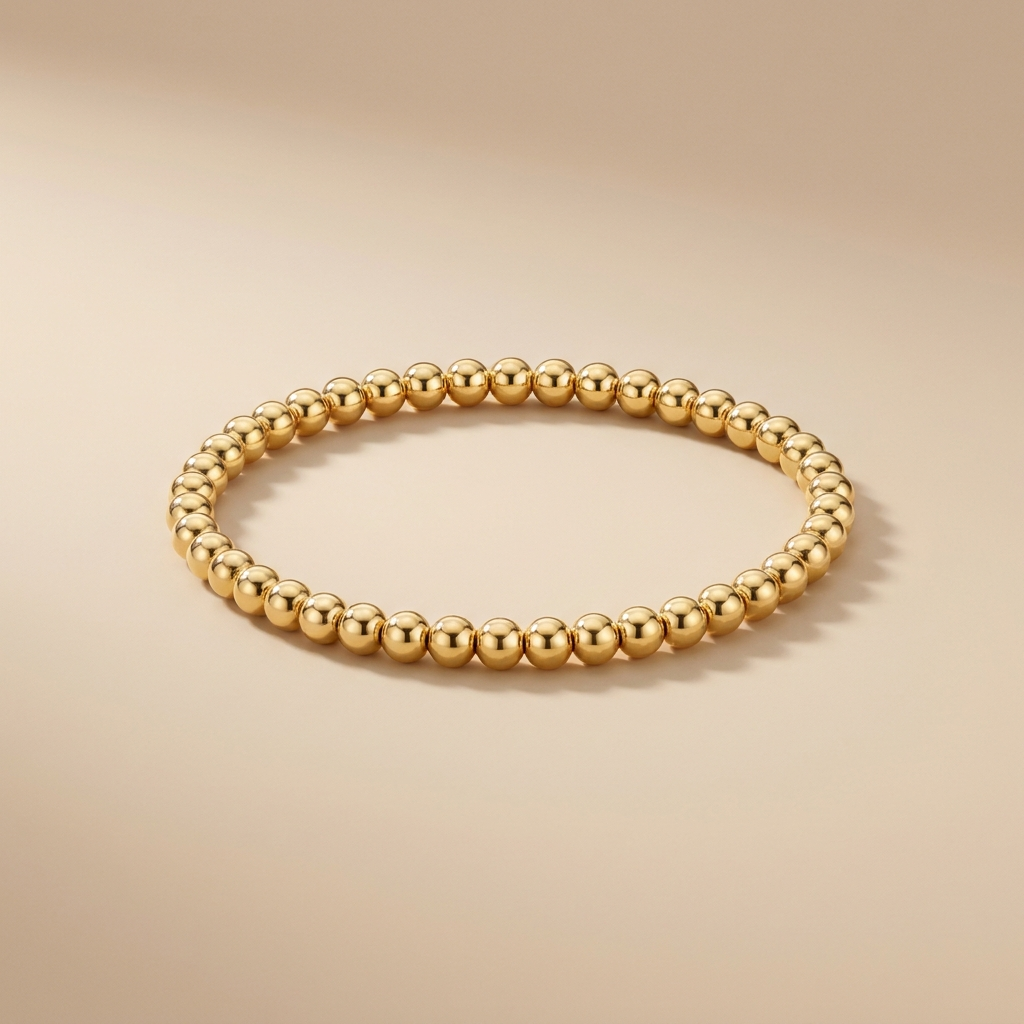 Gold Beaded Bracelet