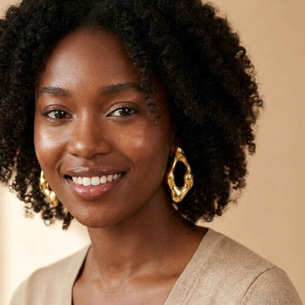 Gold Chunky Statement Earrings