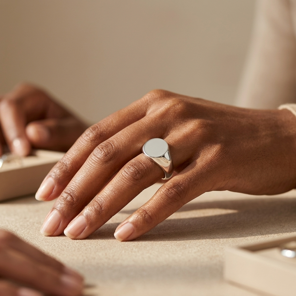 Silver Signet Ring