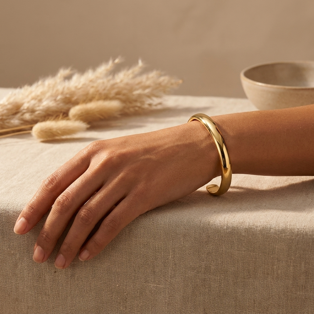 Gold Cuff Bracelet