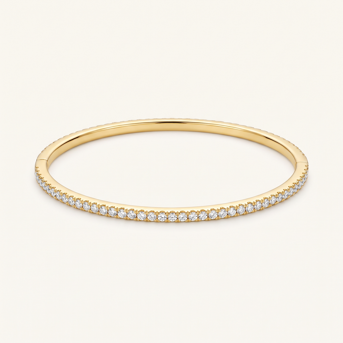 Gold CZ Bangle