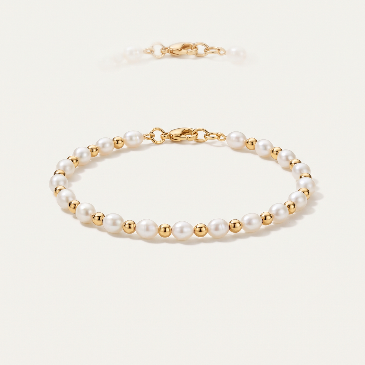 Gold Pearl Bracelet