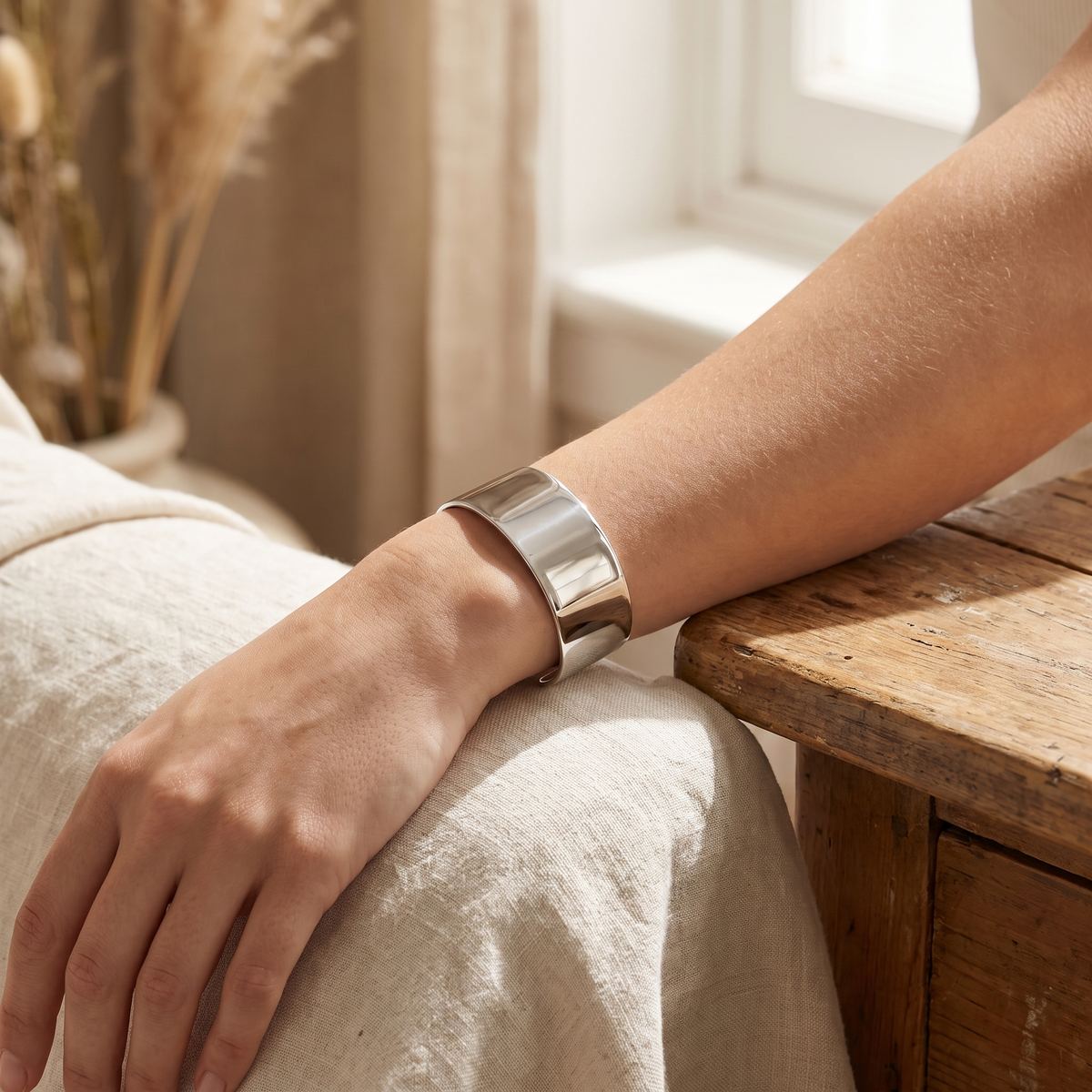 Silver Cuff Bracelet