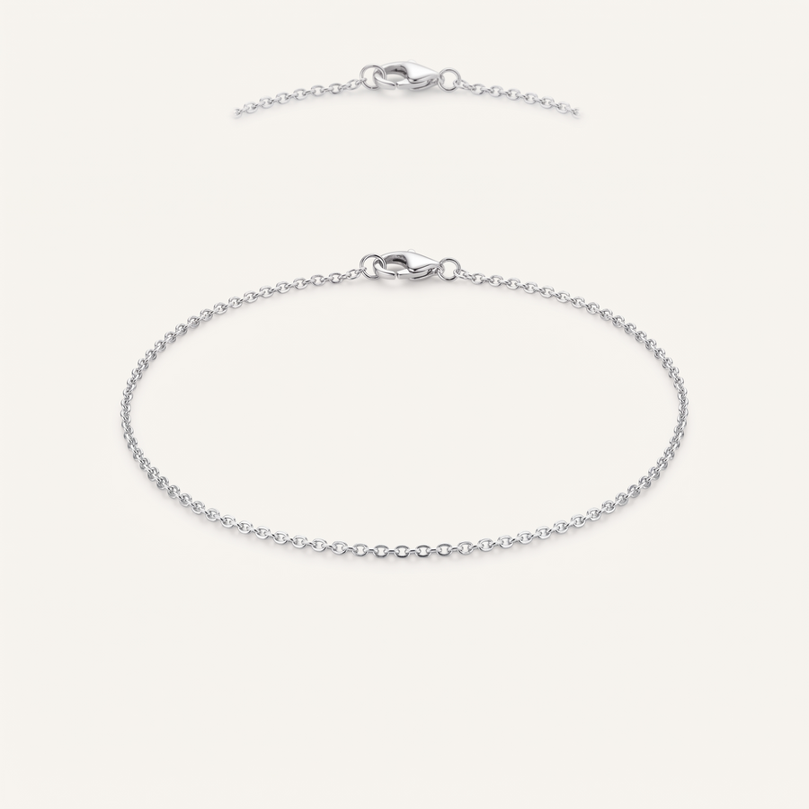 Silver Chain Anklet