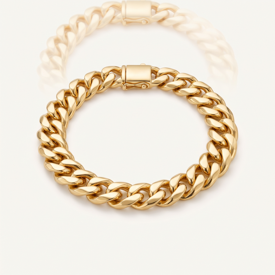 Gold Cuban Link Bracelet