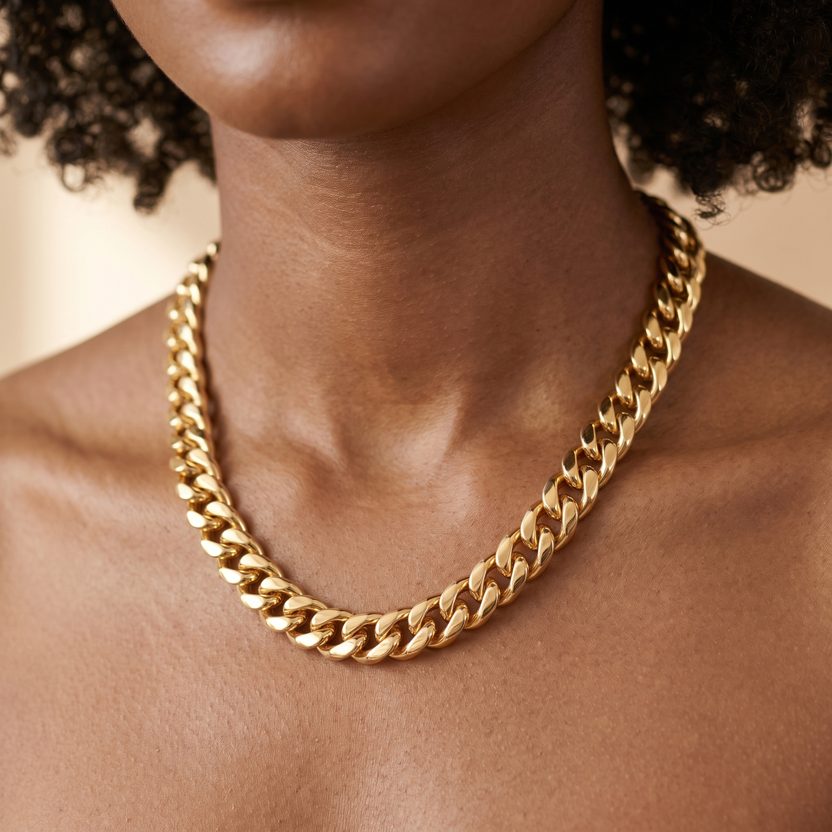 Gold Cuban Link Necklace