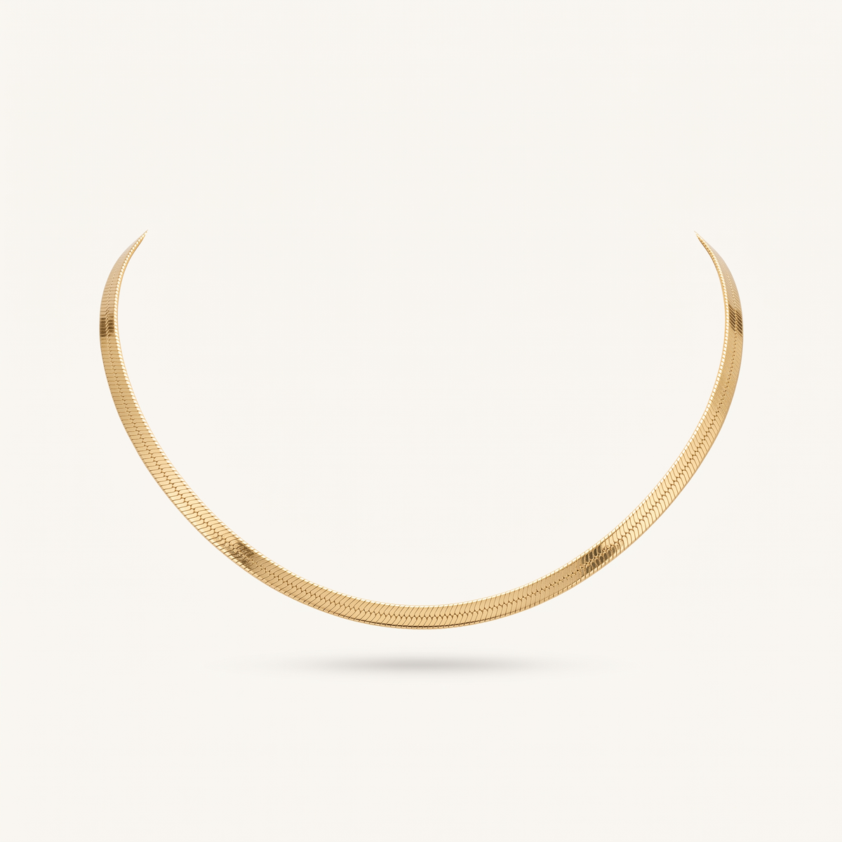 Gold Snake Chain Choker