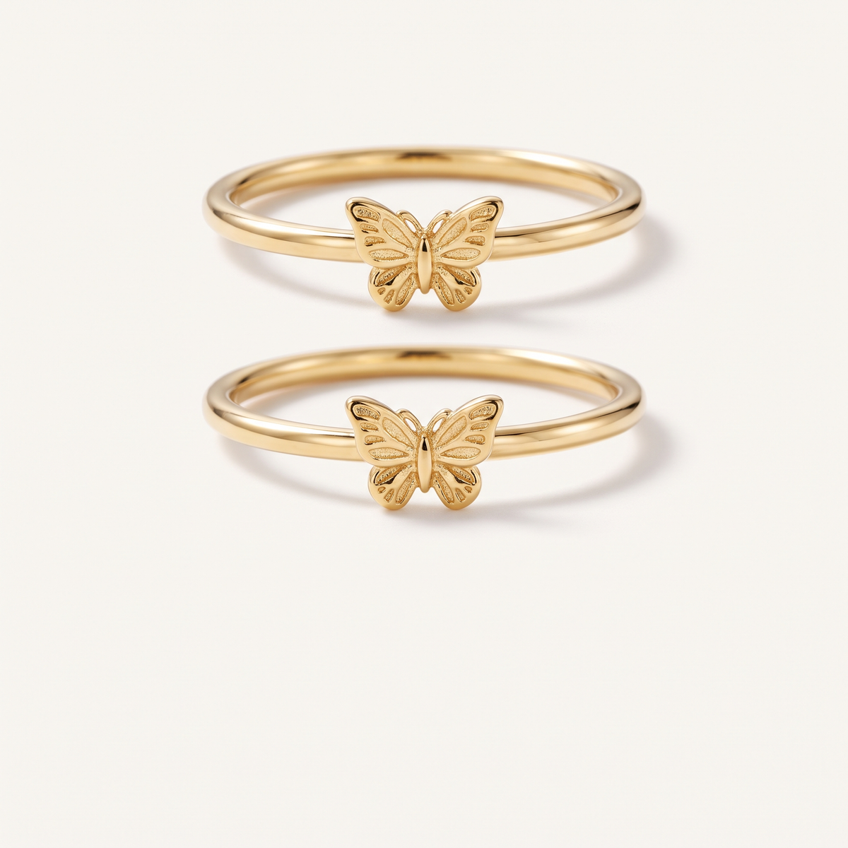 Gold Butterfly Ring
