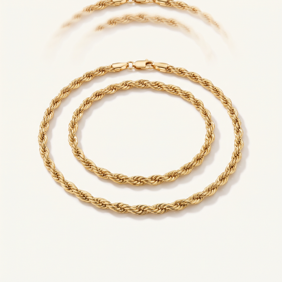 Gold Rope Choker