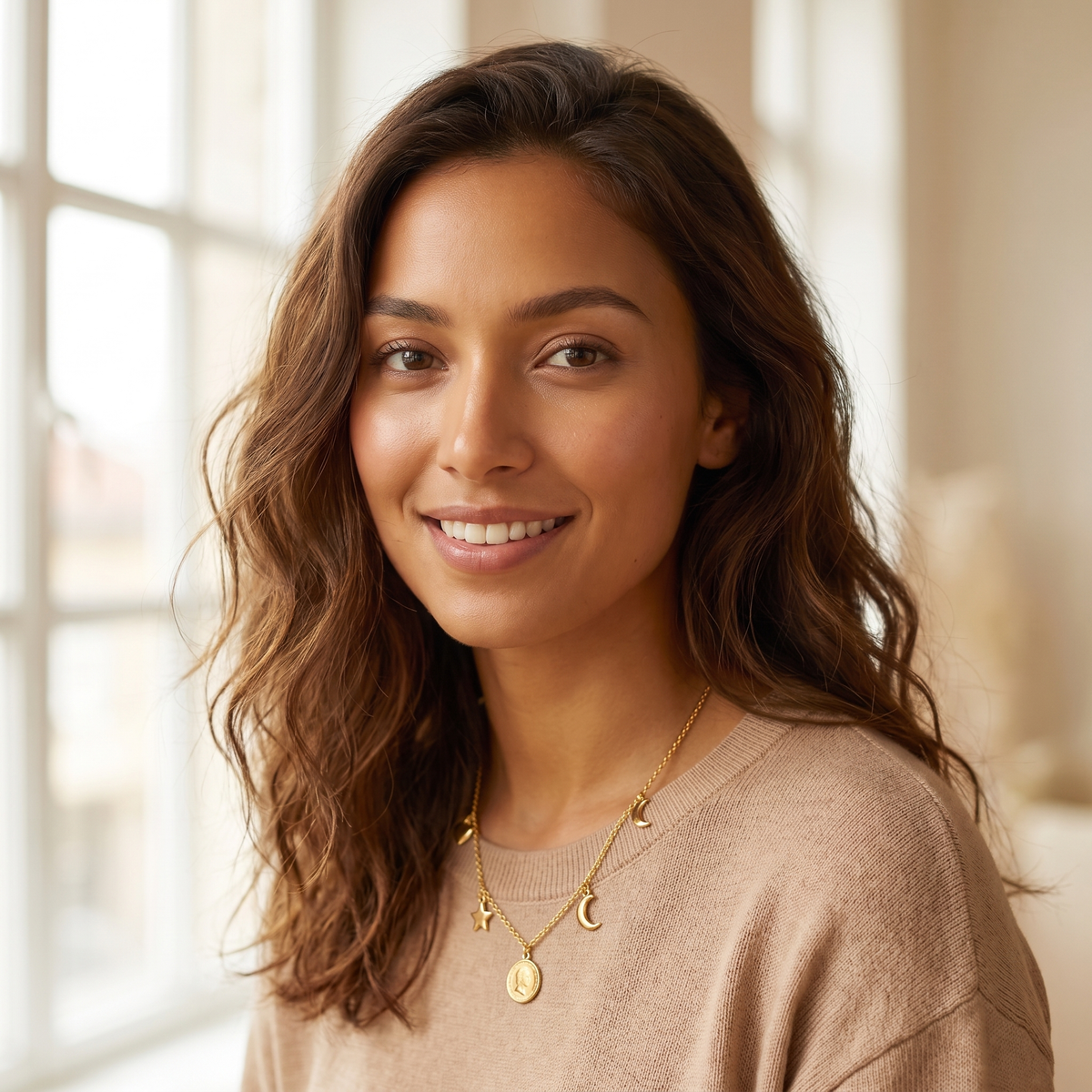Gold Multi-Charm Necklace