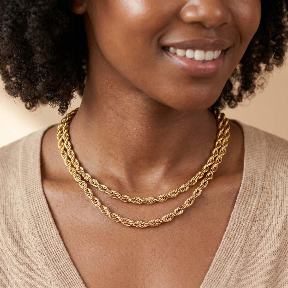 Gold Rope Choker