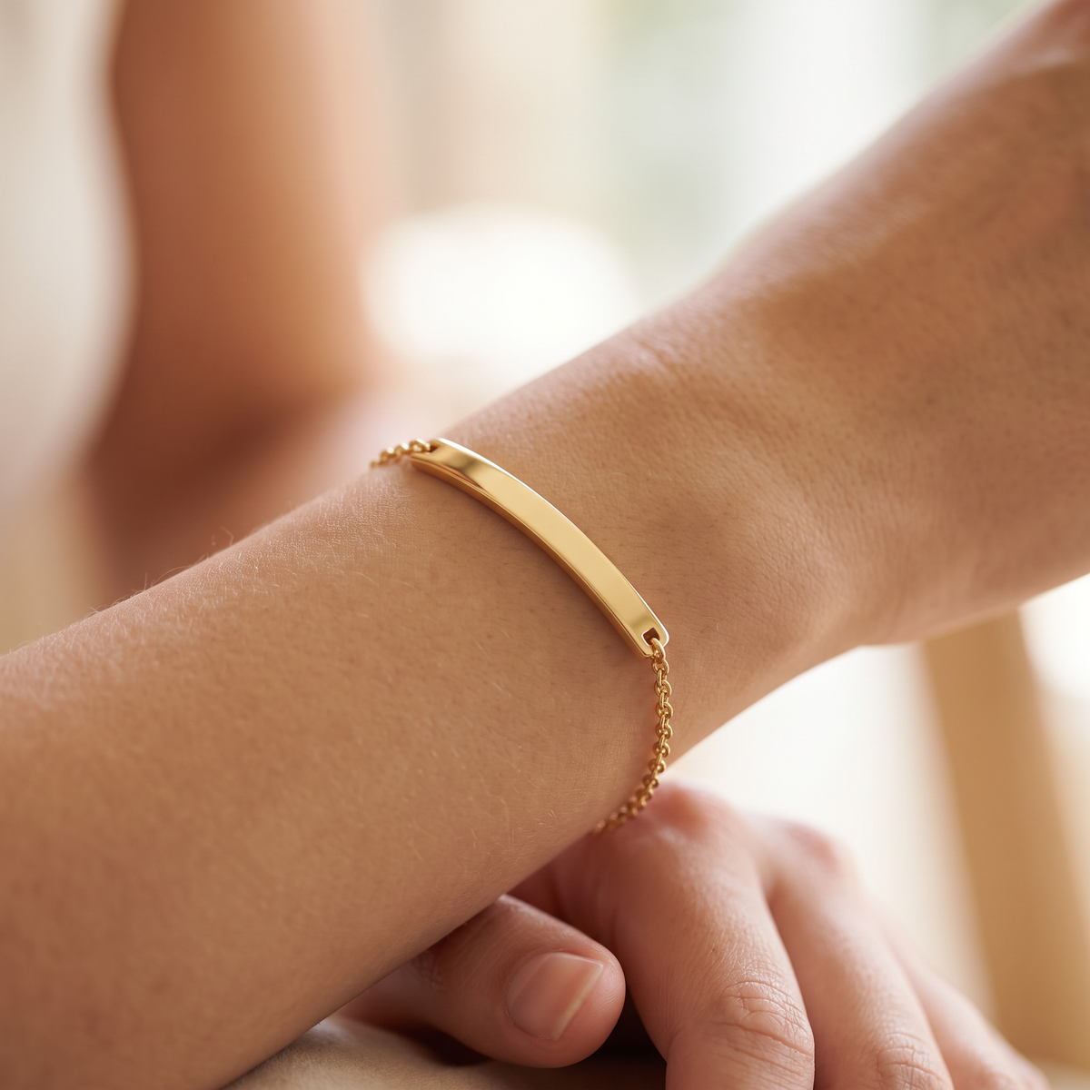 Gold Bar Bracelet