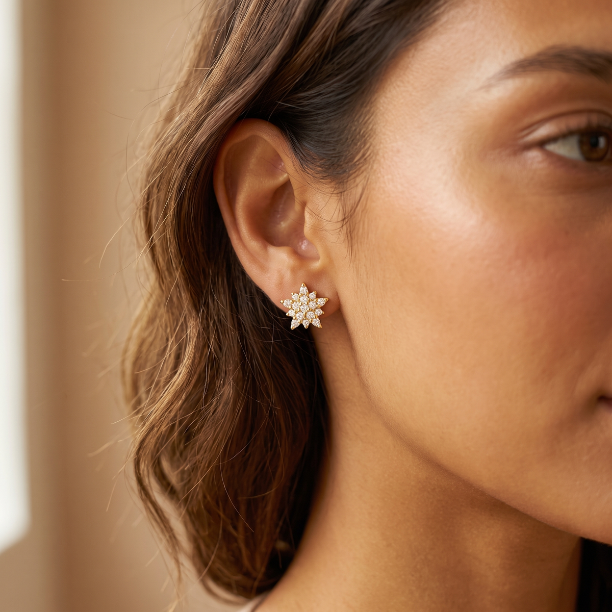 Gold Zodiac Constellation Studs