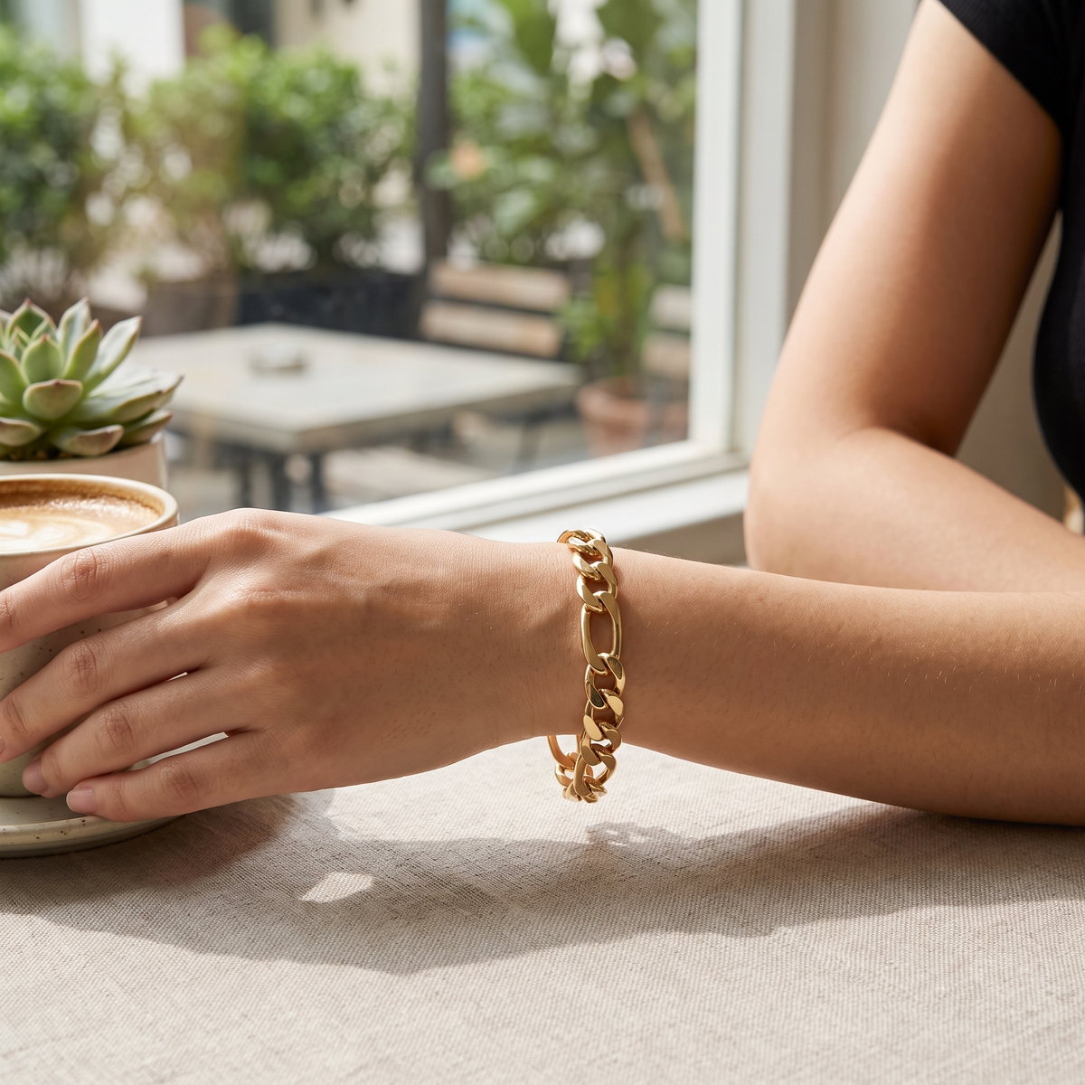 Gold jewellery in water