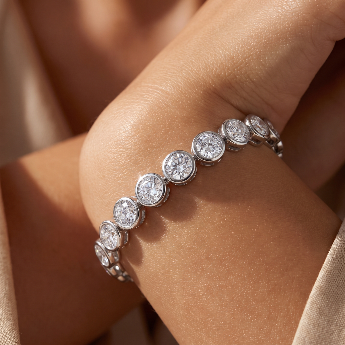 Silver Tennis Bracelet