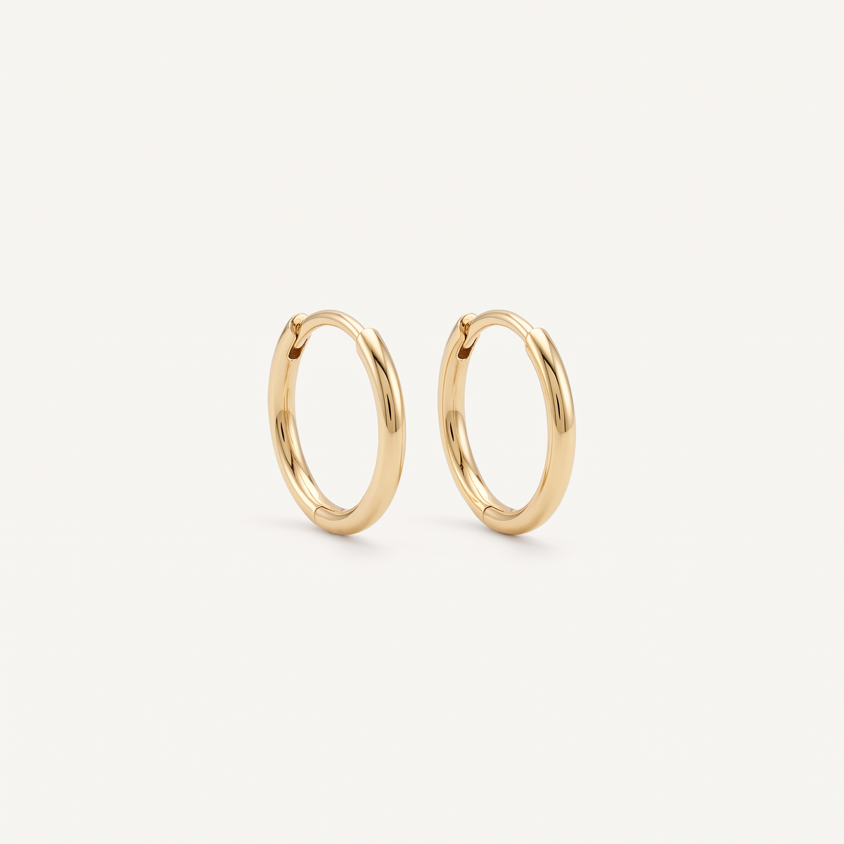 Gold Small Huggie Hoops