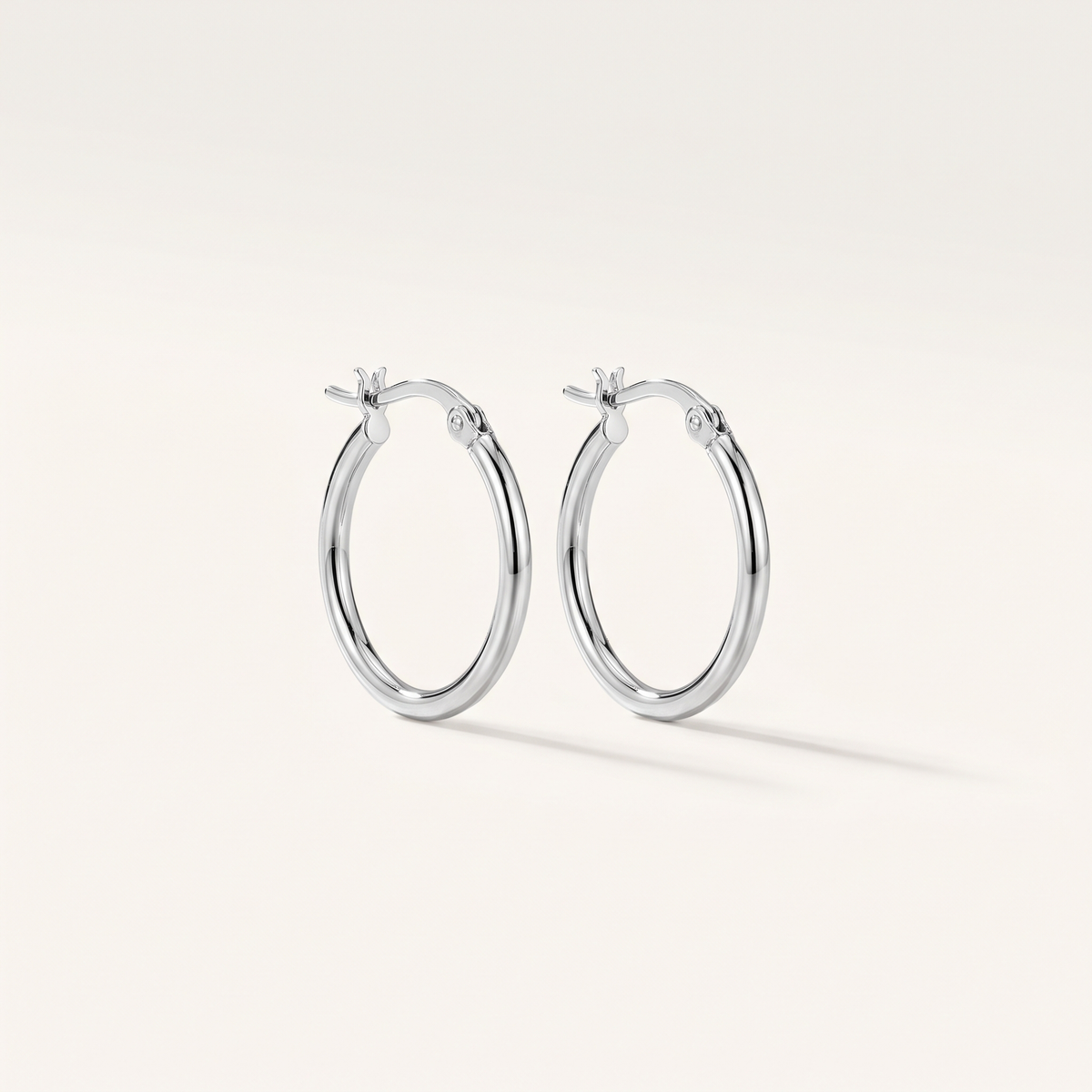 Silver Small Hoop Earrings