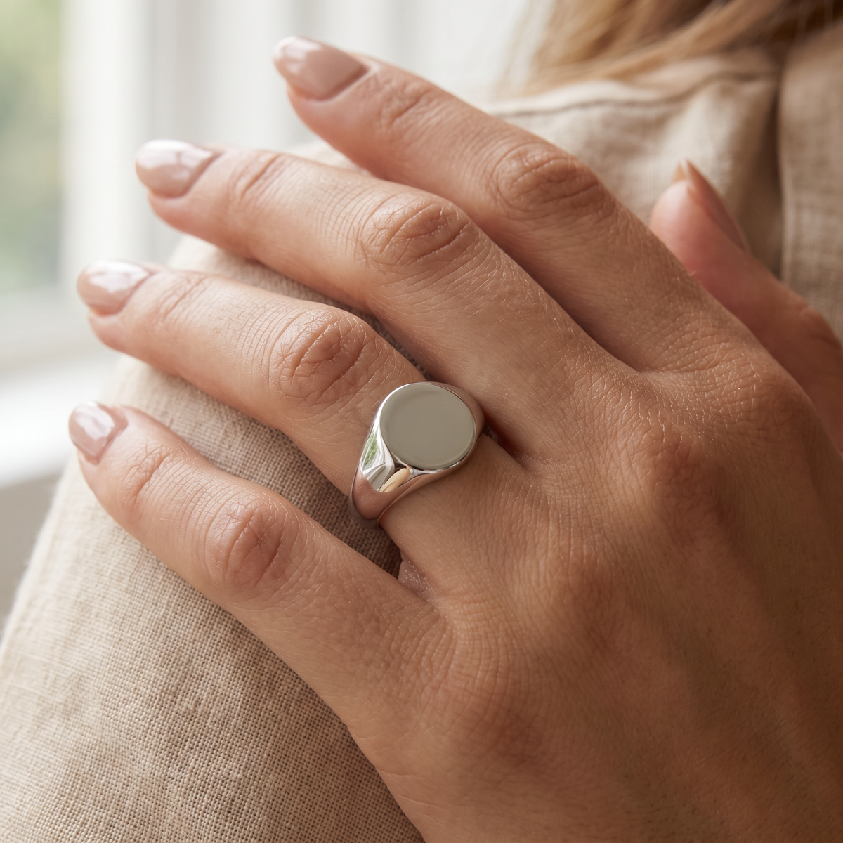 Silver Signet Ring