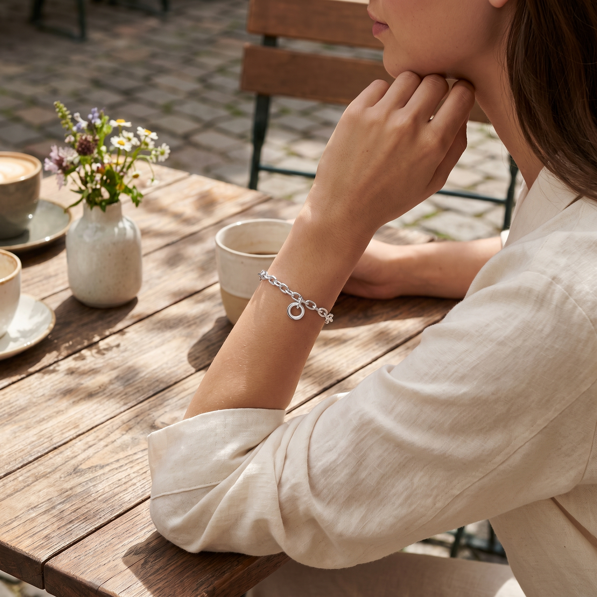Silver Charm Bracelet