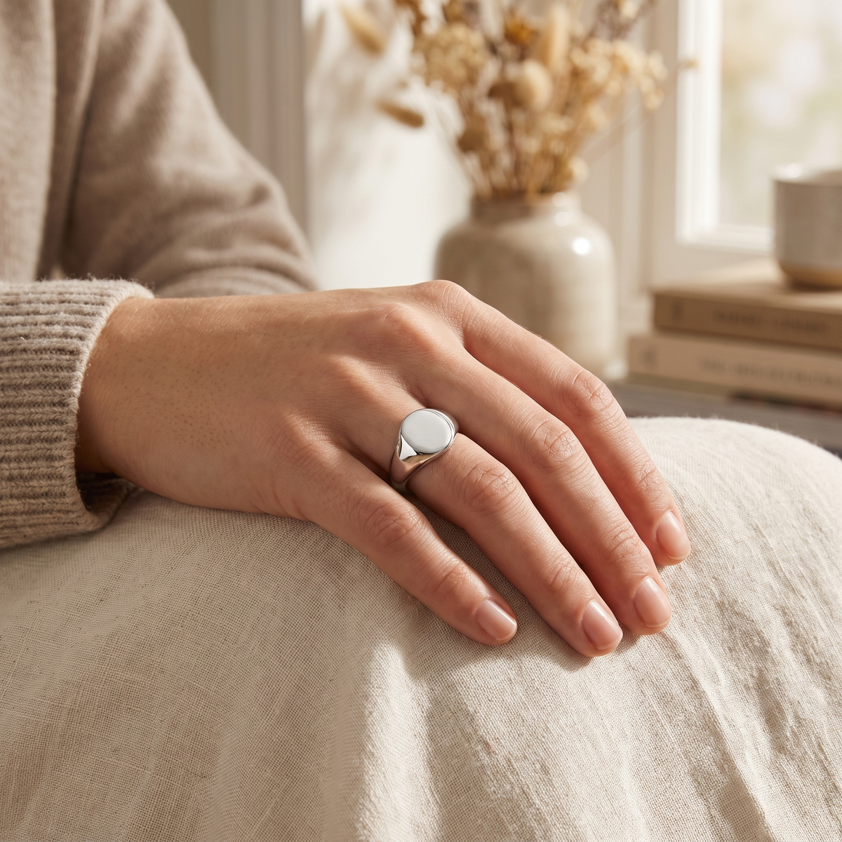 Silver Signet Ring