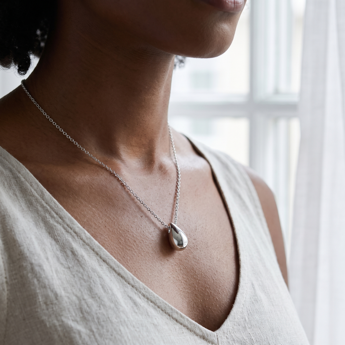 Silver Pendant Necklace