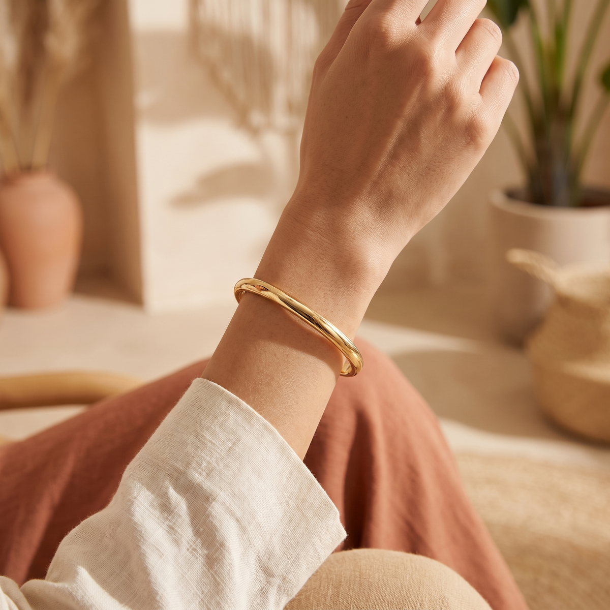 Gold Cuff Bracelet