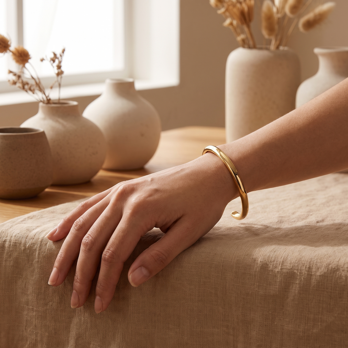 Gold jewellery in water